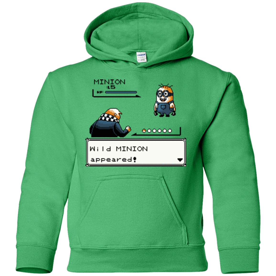 Sweatshirts Irish Green / YS Pocket minions Youth Hoodie