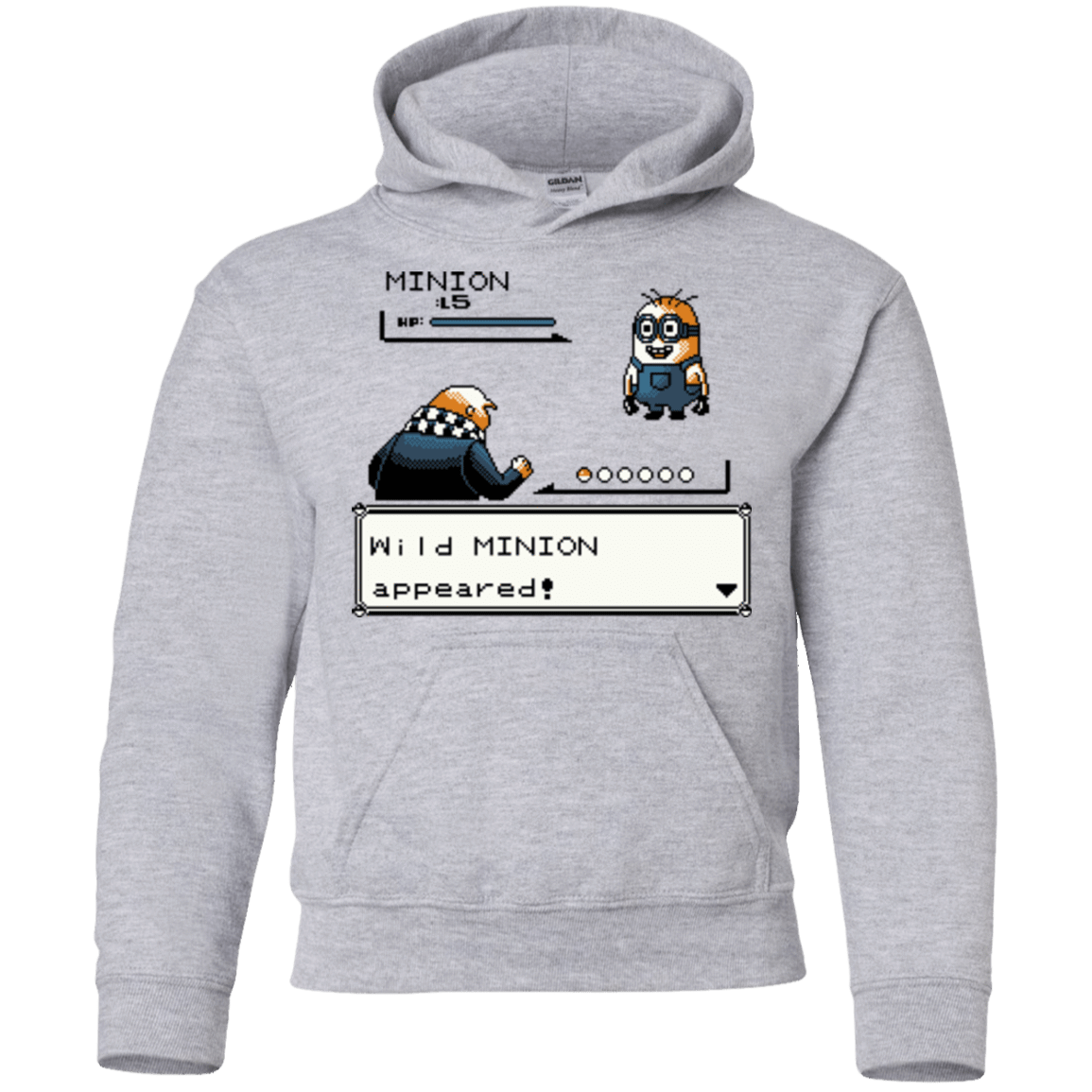 Sweatshirts Sport Grey / YS Pocket minions Youth Hoodie