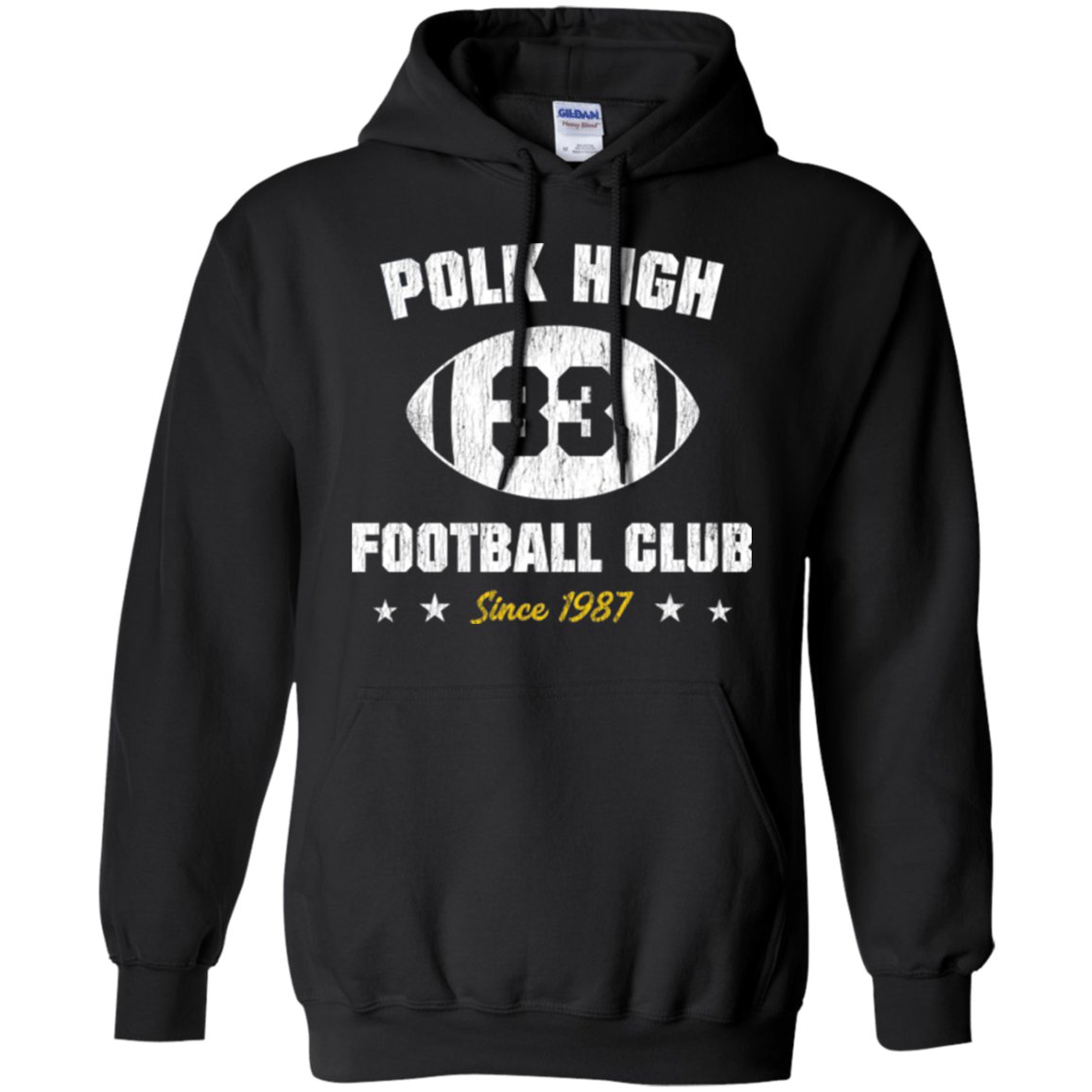 Sweatshirts Black / Small Polk High Football Pullover Hoodie