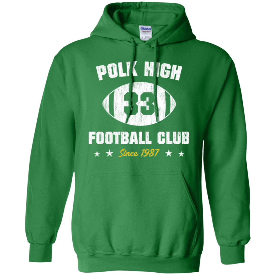 Sweatshirts Irish Green / Small Polk High Football Pullover Hoodie