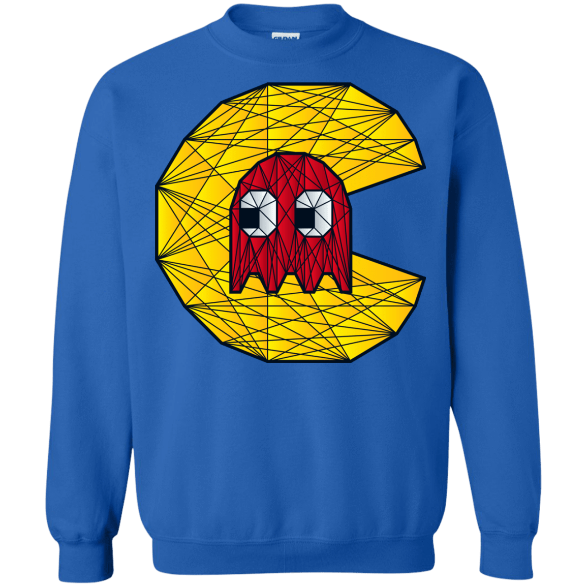Sweatshirts Royal / S Poly Pac Man Crewneck Sweatshirt