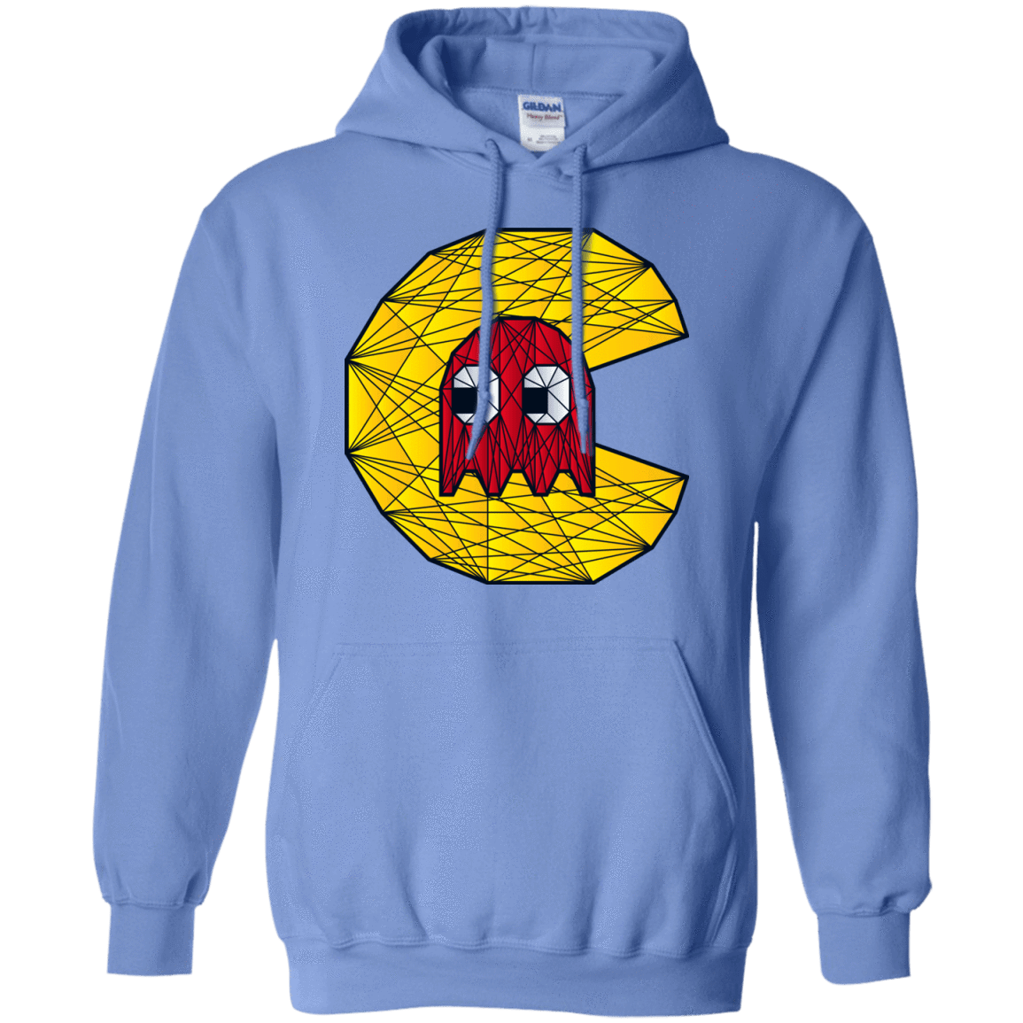 Sweatshirts Carolina Blue / S Poly Pac Man Pullover Hoodie