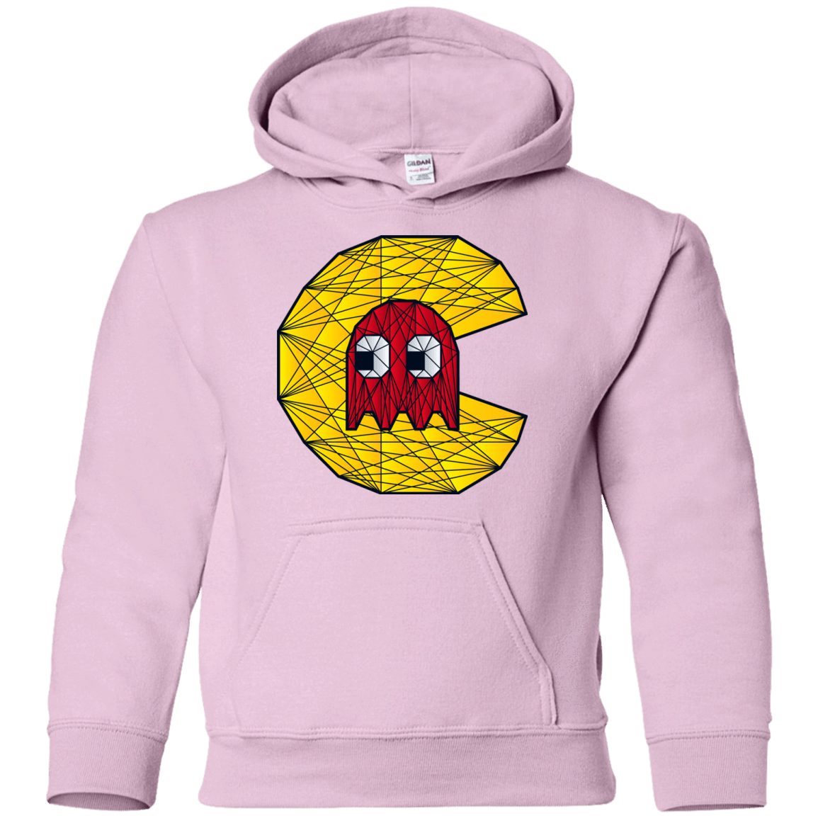Sweatshirts Light Pink / YS Poly Pac Man Youth Hoodie