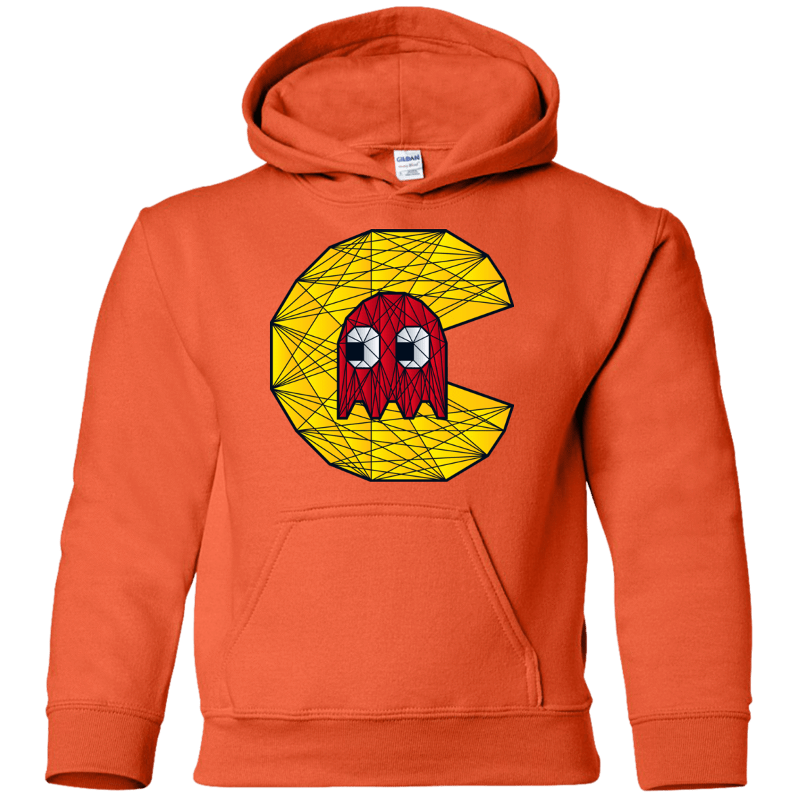 Sweatshirts Orange / YS Poly Pac Man Youth Hoodie