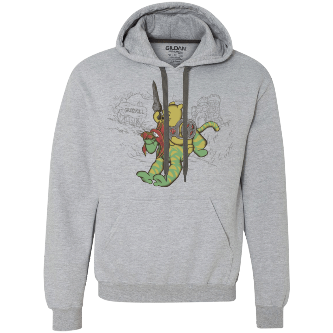 Sweatshirts Sport Grey / Small Poohwah of Grayzkull Premium Fleece Hoodie