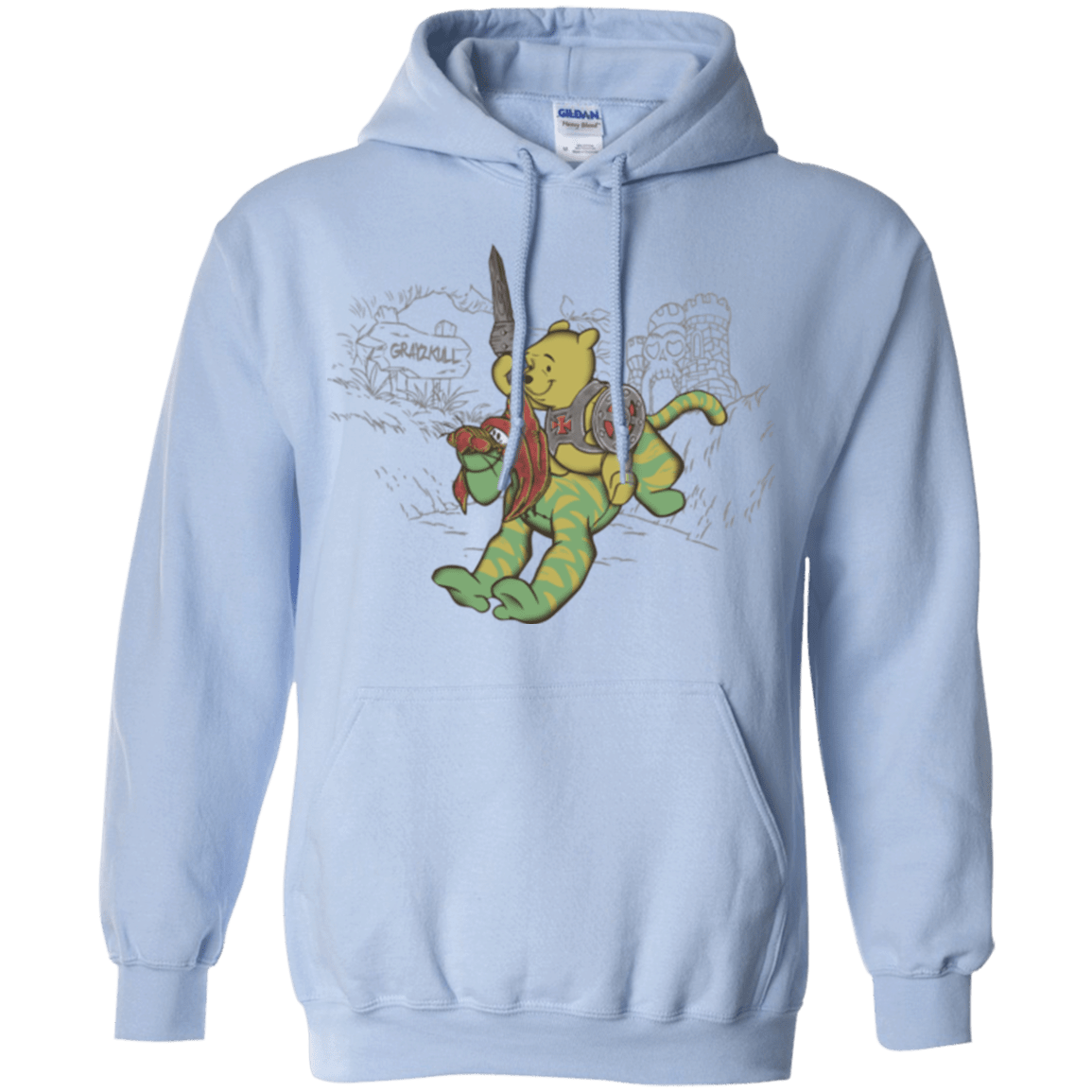Sweatshirts Light Blue / Small Poohwah of Grayzkull Pullover Hoodie