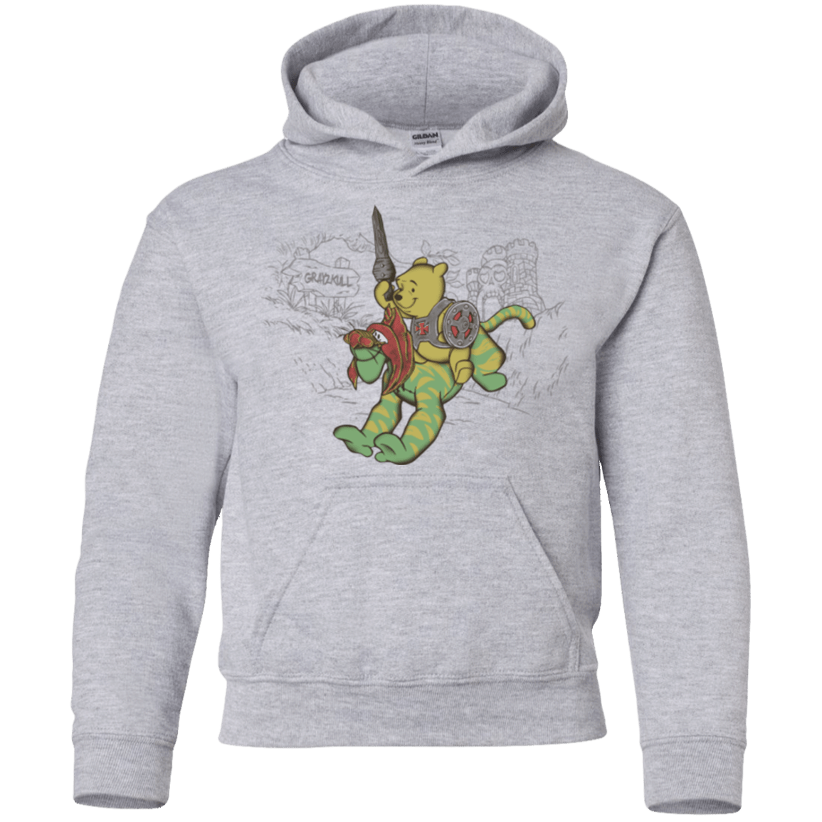 Sweatshirts Sport Grey / YS Poohwah of Grayzkull Youth Hoodie