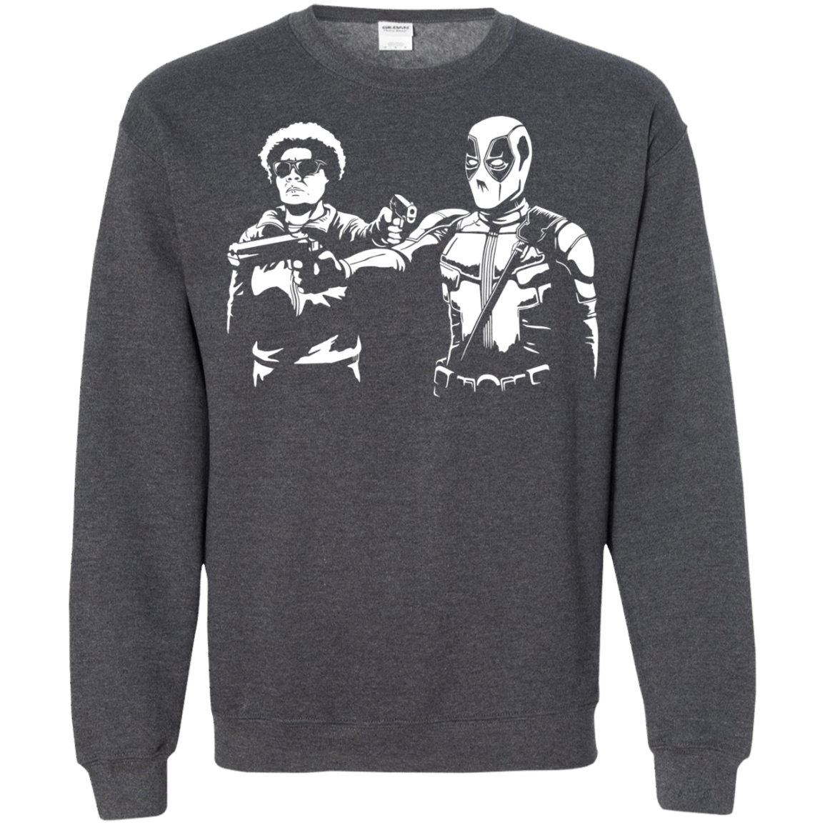 Sweatshirts Dark Heather / S Pool Fiction Crewneck Sweatshirt