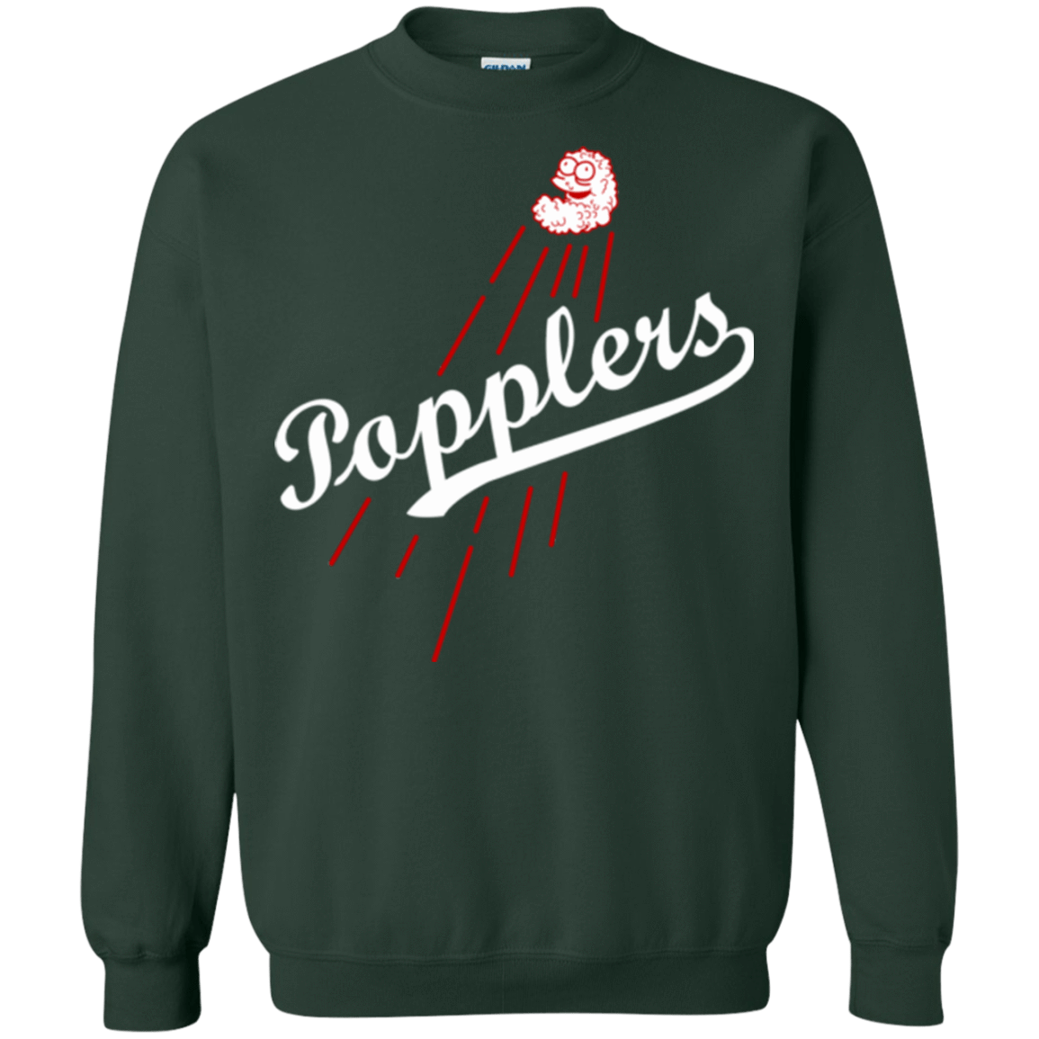 Sweatshirts Forest Green / Small Popplers Crewneck Sweatshirt