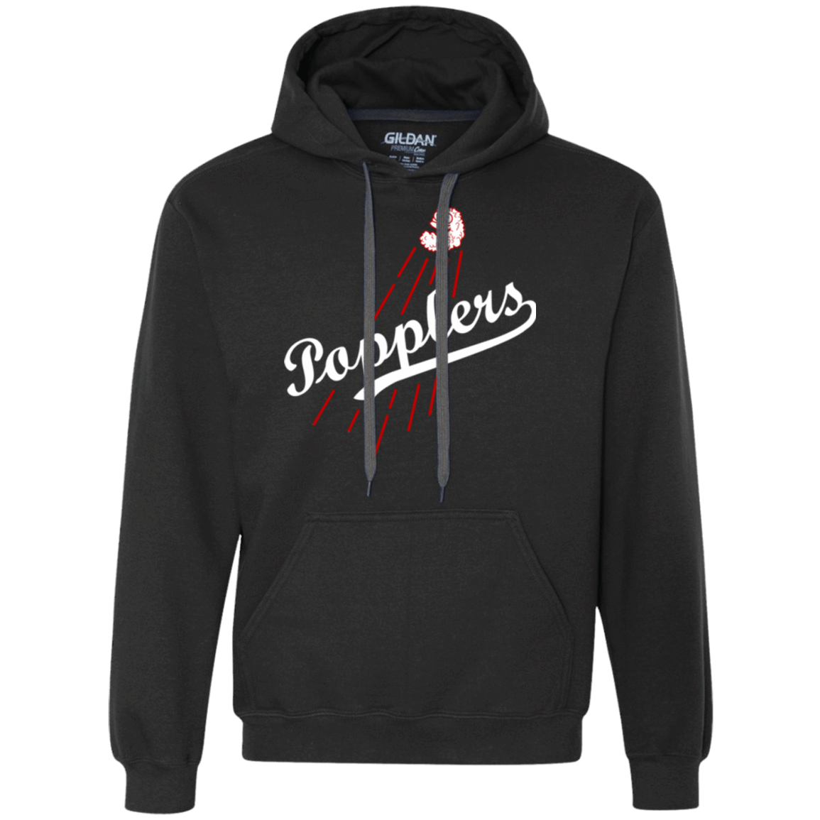 Sweatshirts Black / Small Popplers Premium Fleece Hoodie
