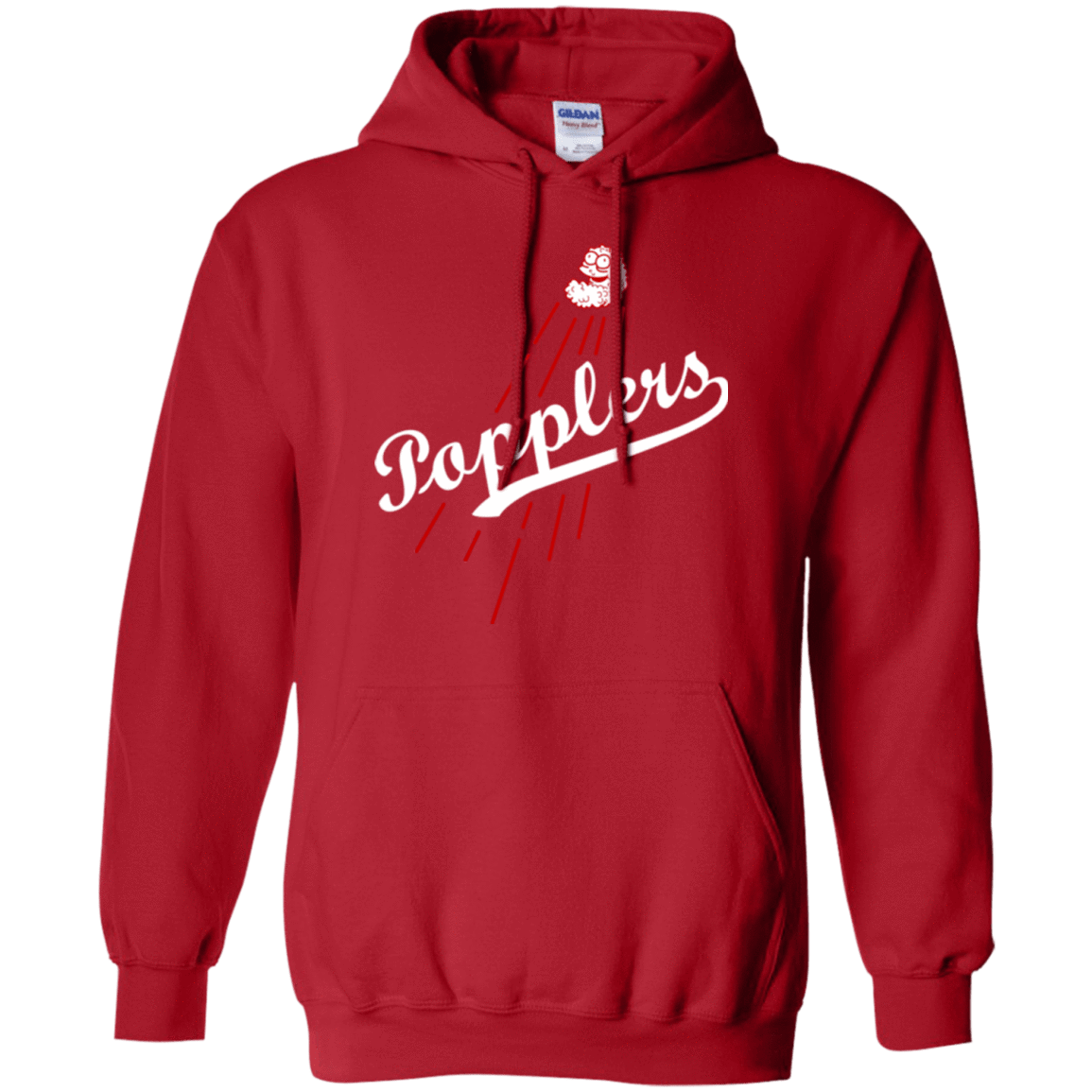 Sweatshirts Red / Small Popplers Pullover Hoodie