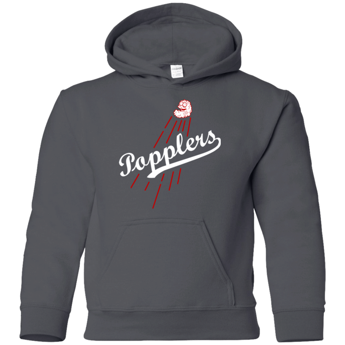 Sweatshirts Charcoal / YS Popplers Youth Hoodie