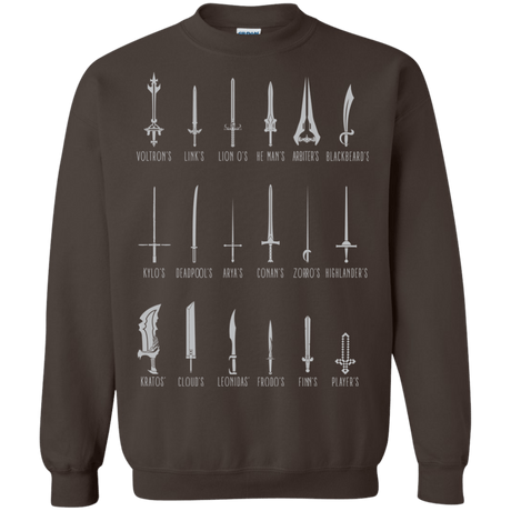 Sweatshirts Dark Chocolate / Small POPULAR SWORDS Crewneck Sweatshirt