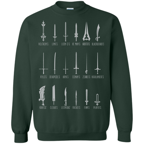 Sweatshirts Forest Green / Small POPULAR SWORDS Crewneck Sweatshirt