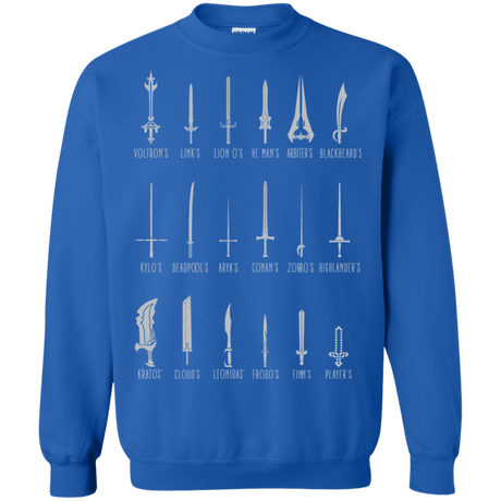 Sweatshirts Royal / Small POPULAR SWORDS Crewneck Sweatshirt