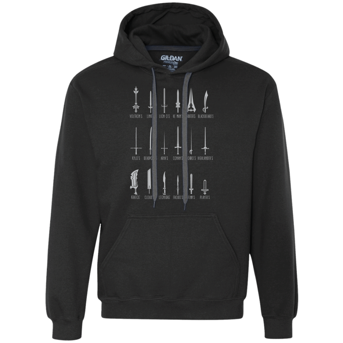 Sweatshirts Black / Small POPULAR SWORDS Premium Fleece Hoodie