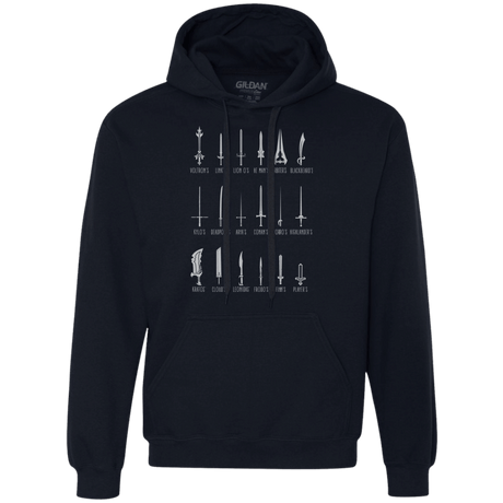 Sweatshirts Navy / Small POPULAR SWORDS Premium Fleece Hoodie
