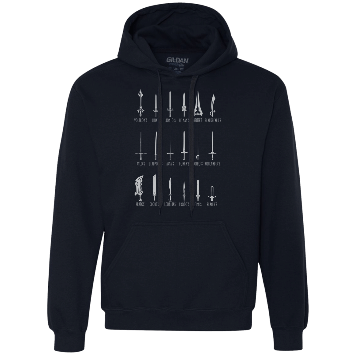 Sweatshirts Navy / Small POPULAR SWORDS Premium Fleece Hoodie