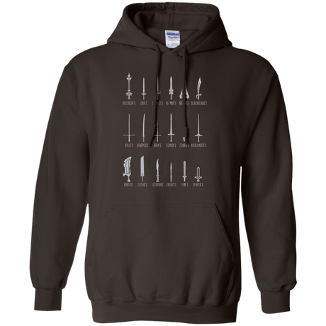 Sweatshirts Dark Chocolate / Small POPULAR SWORDS Pullover Hoodie