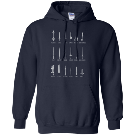 Sweatshirts Navy / Small POPULAR SWORDS Pullover Hoodie
