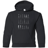 Sweatshirts Black / YS POPULAR SWORDS Youth Hoodie
