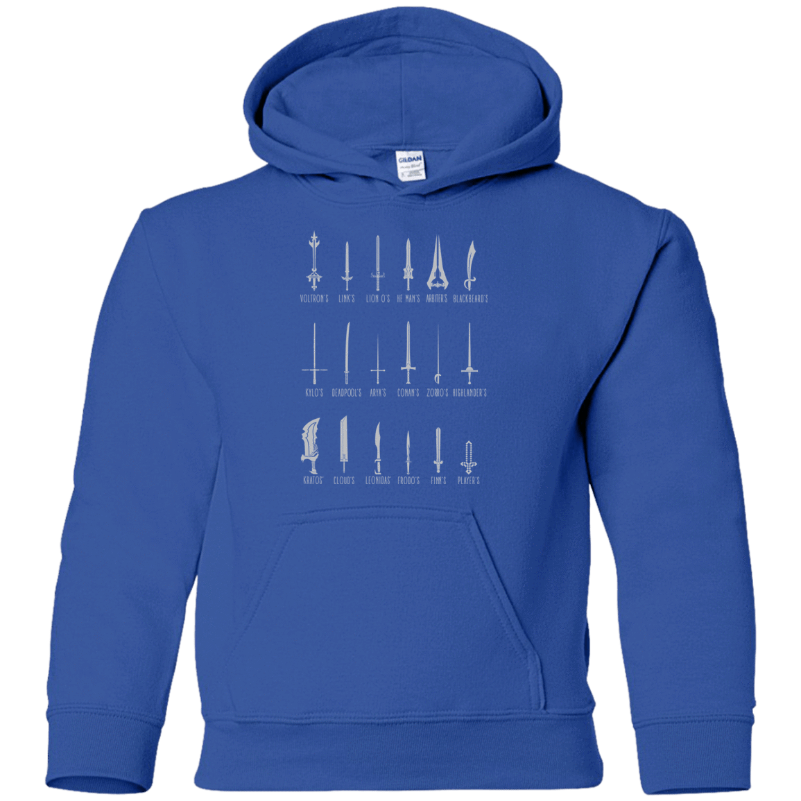 Sweatshirts Royal / YS POPULAR SWORDS Youth Hoodie