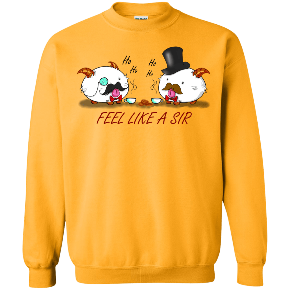 Sweatshirts Gold / Small Poros like a sir Crewneck Sweatshirt