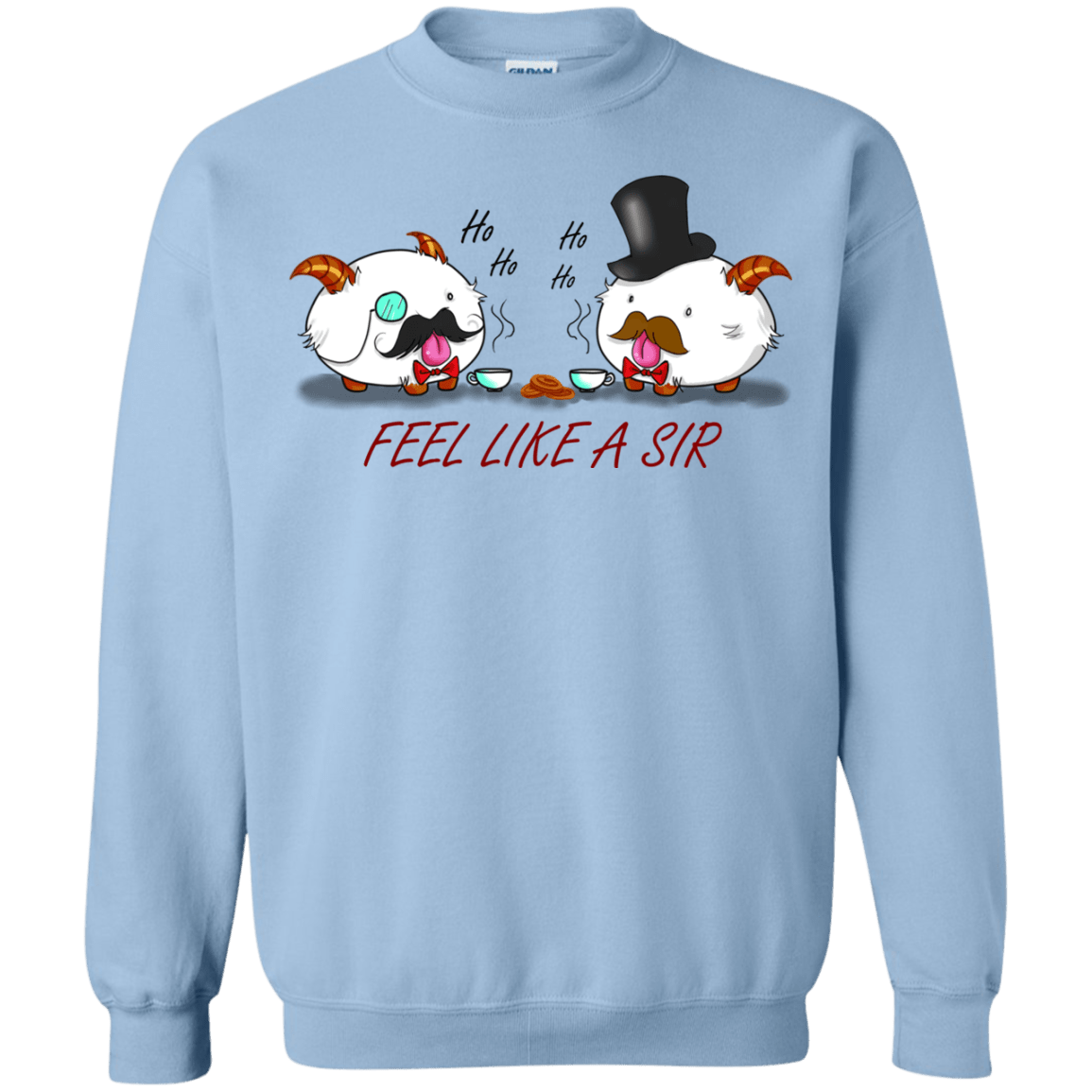 Sweatshirts Light Blue / Small Poros like a sir Crewneck Sweatshirt