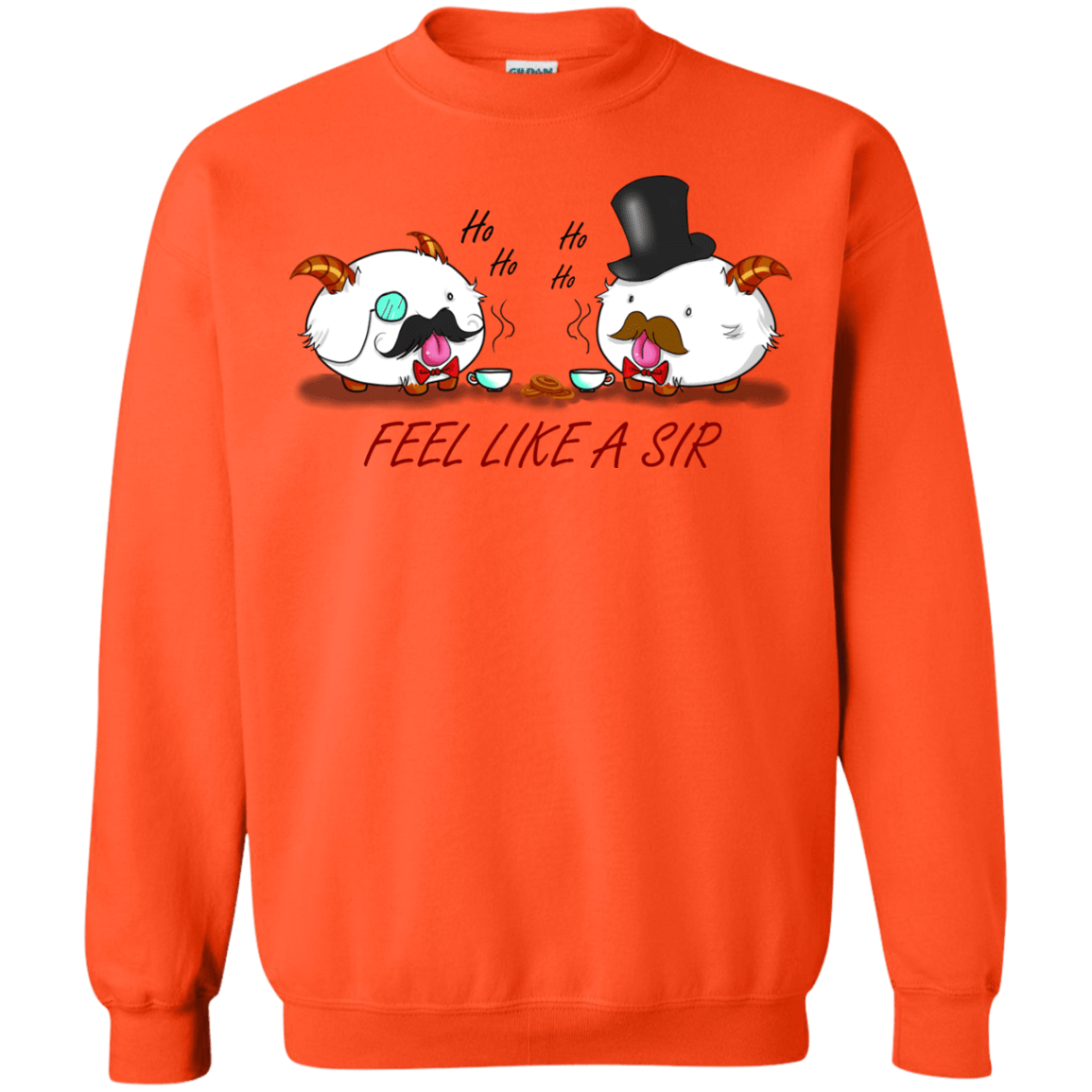 Sweatshirts Orange / Small Poros like a sir Crewneck Sweatshirt