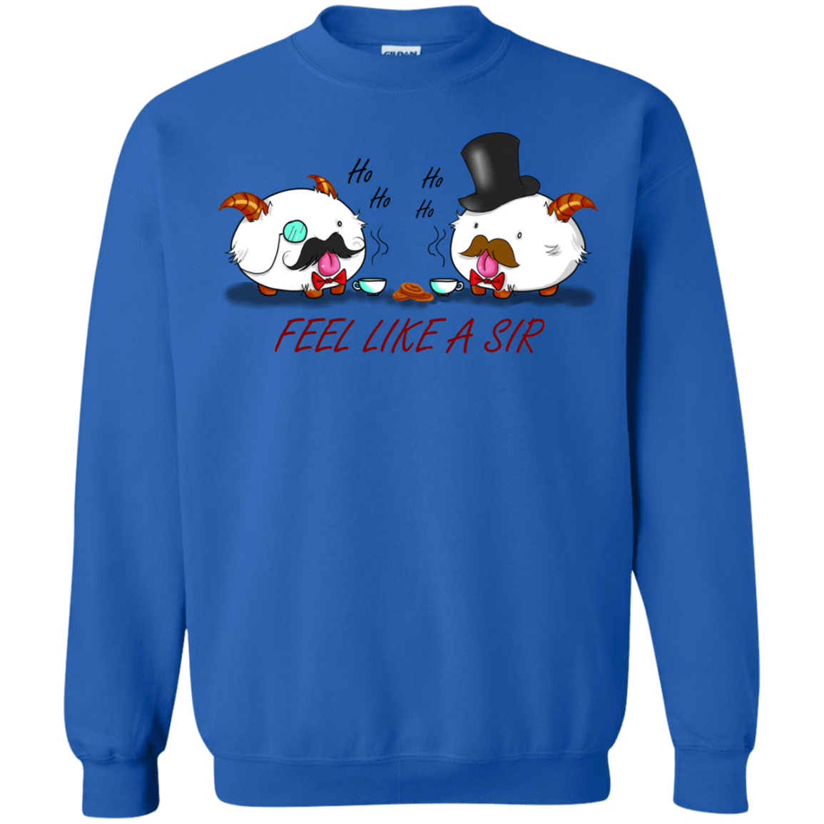 Sweatshirts Royal / Small Poros like a sir Crewneck Sweatshirt