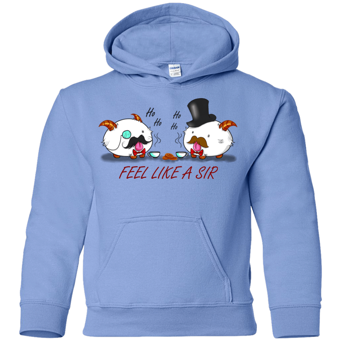 Sweatshirts Carolina Blue / YS Poros like a sir Youth Hoodie