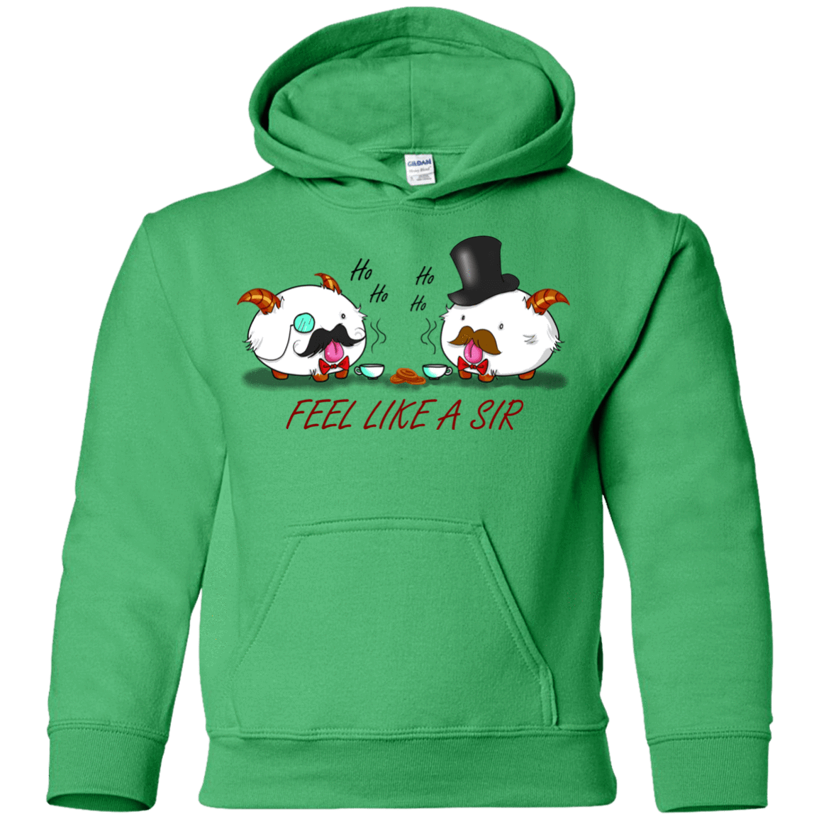 Sweatshirts Irish Green / YS Poros like a sir Youth Hoodie