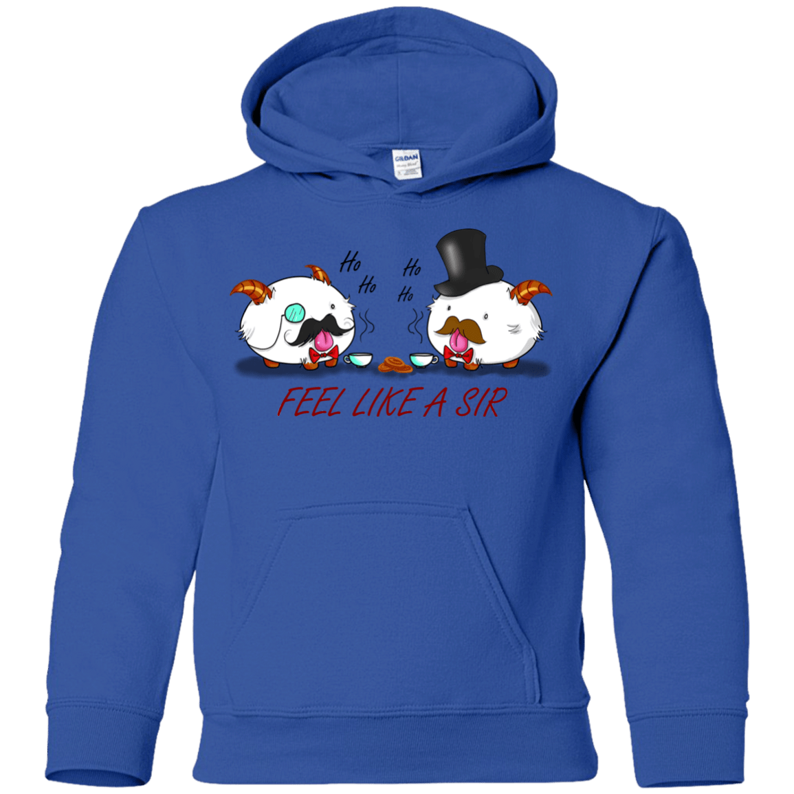 Sweatshirts Royal / YS Poros like a sir Youth Hoodie