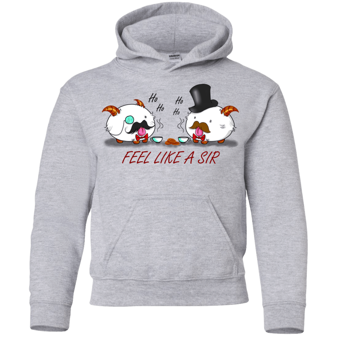 Sweatshirts Sport Grey / YS Poros like a sir Youth Hoodie