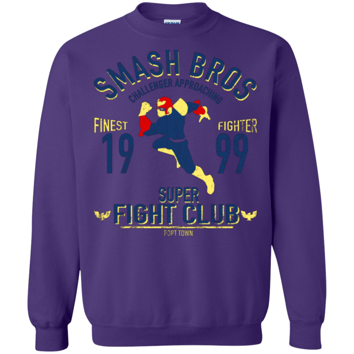 Sweatshirts Purple / Small Port Town Fighter Crewneck Sweatshirt