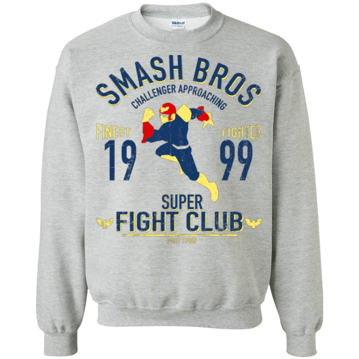 Sweatshirts Sport Grey / Small Port Town Fighter Crewneck Sweatshirt