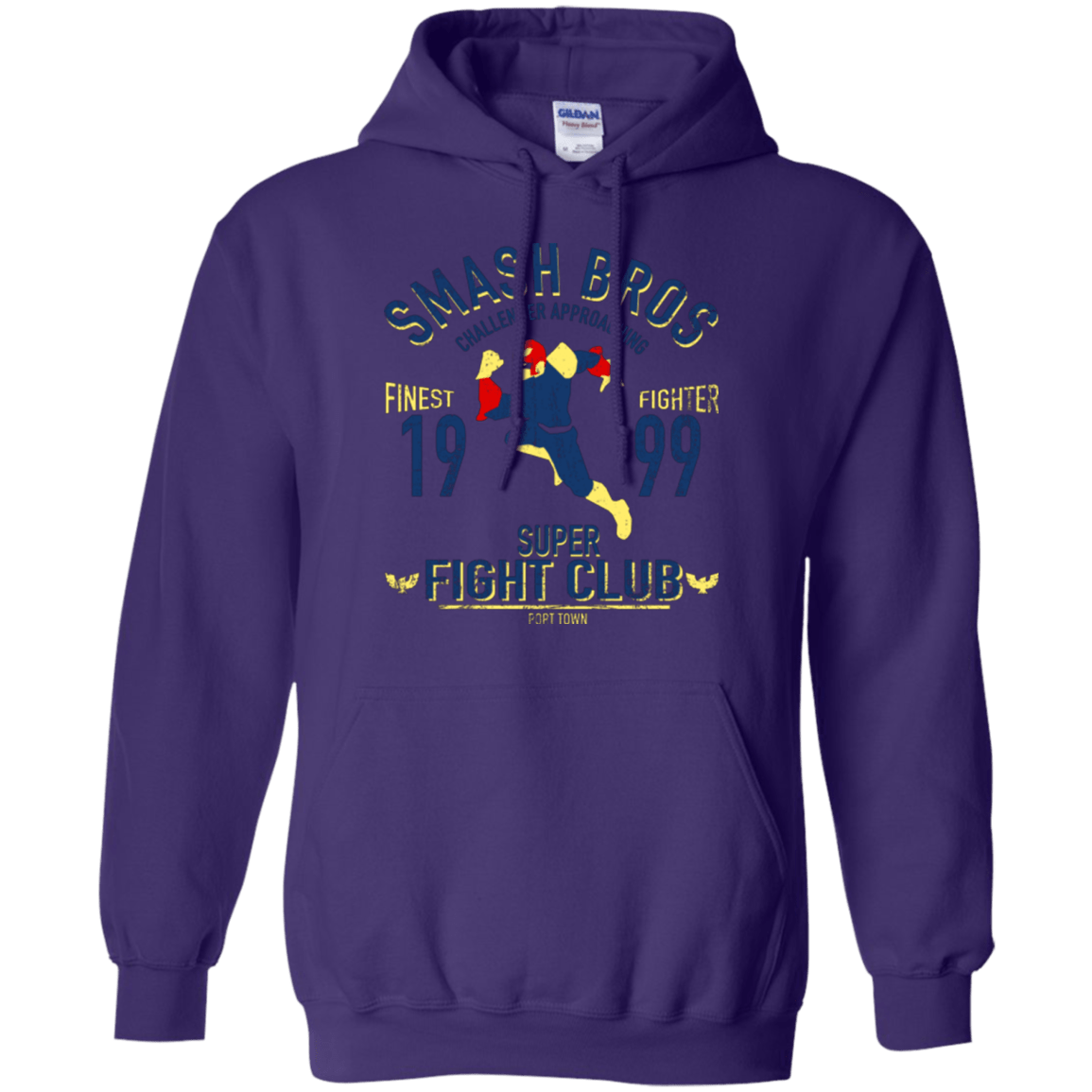 Sweatshirts Purple / Small Port Town Fighter Pullover Hoodie