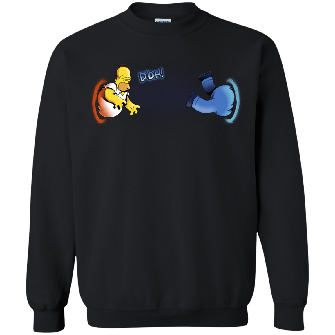 Sweatshirts Black / S Portal D'oh Crewneck Sweatshirt