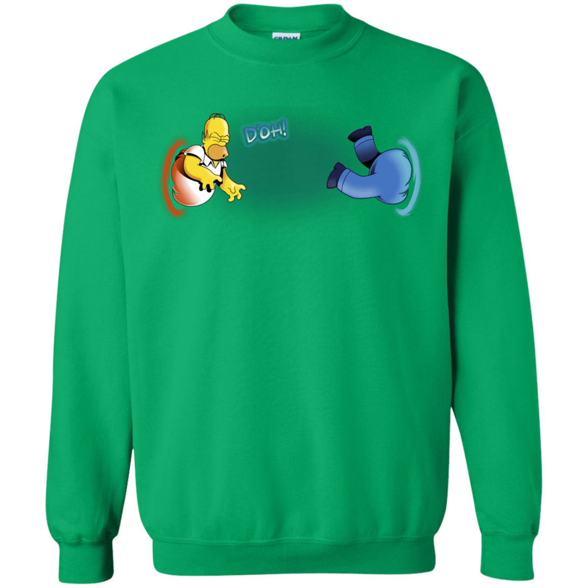 Sweatshirts Irish Green / S Portal D'oh Crewneck Sweatshirt