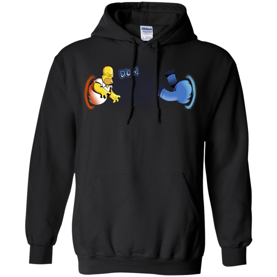 Sweatshirts Black / S Portal D'oh Pullover Hoodie