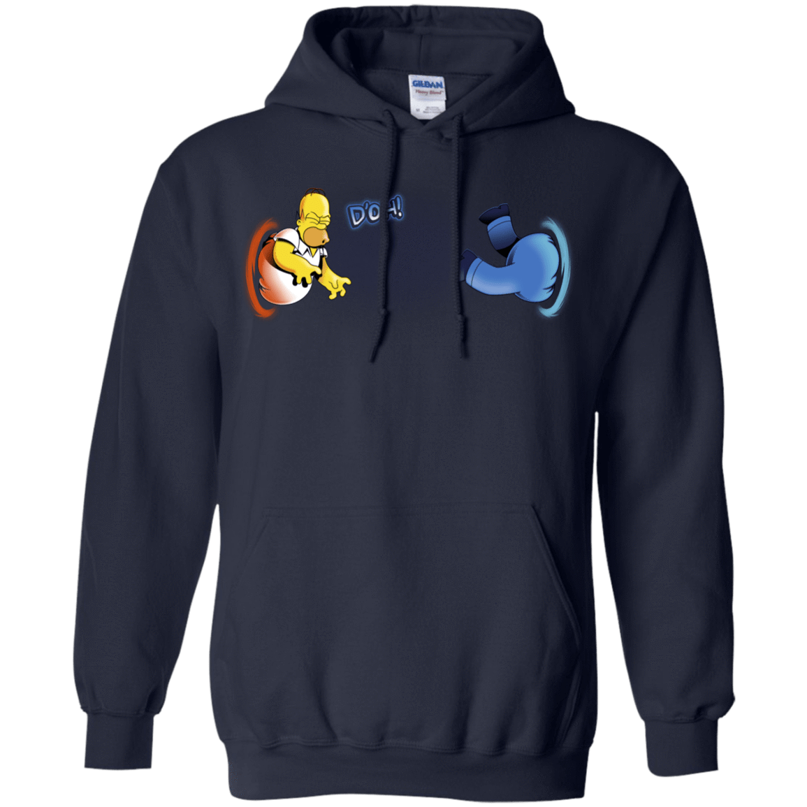 Sweatshirts Navy / S Portal D'oh Pullover Hoodie