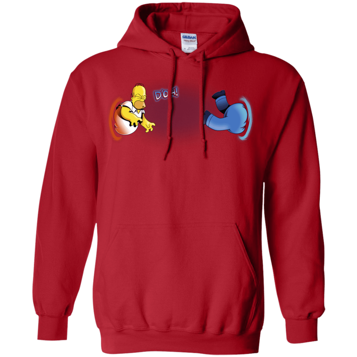 Sweatshirts Red / S Portal D'oh Pullover Hoodie