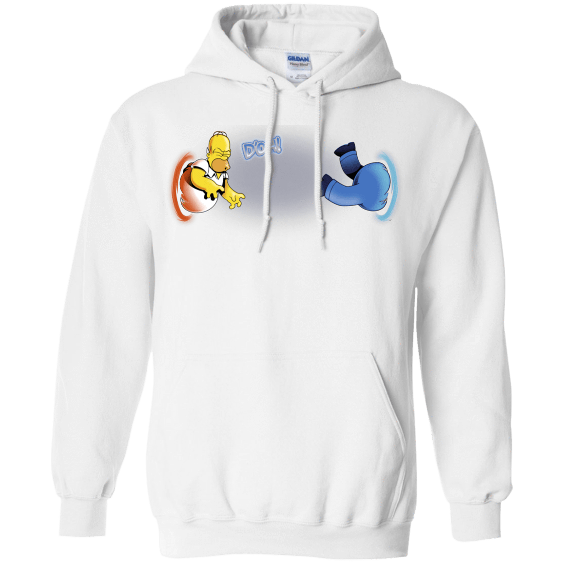 Sweatshirts White / S Portal D'oh Pullover Hoodie
