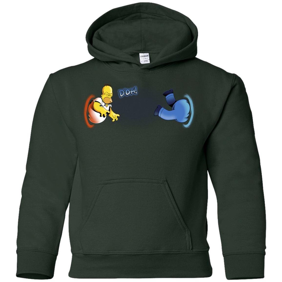 Sweatshirts Forest Green / YS Portal D'oh Youth Hoodie