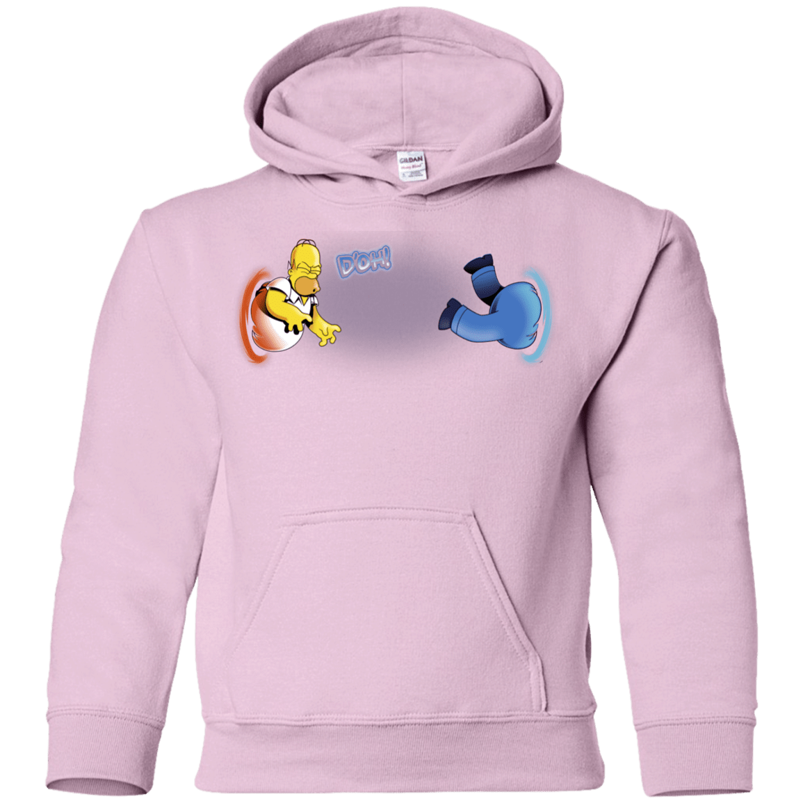 Sweatshirts Light Pink / YS Portal D'oh Youth Hoodie