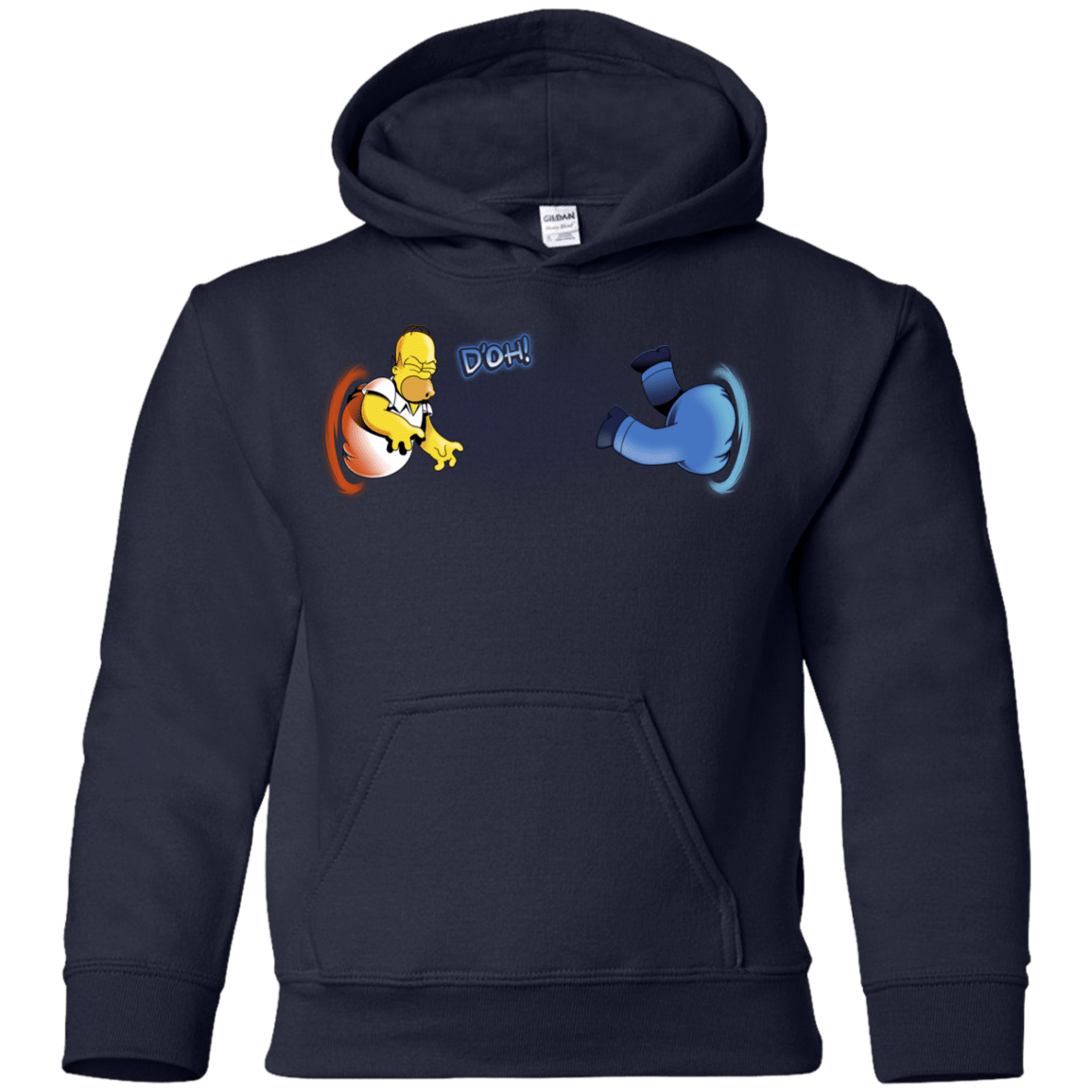 Sweatshirts Navy / YS Portal D'oh Youth Hoodie
