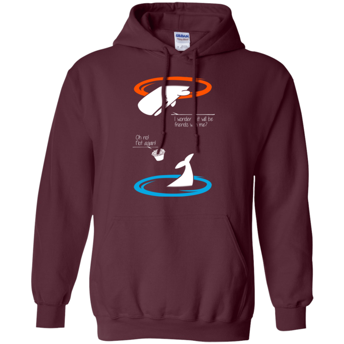 Sweatshirts Maroon / Small Portal guide Pullover Hoodie
