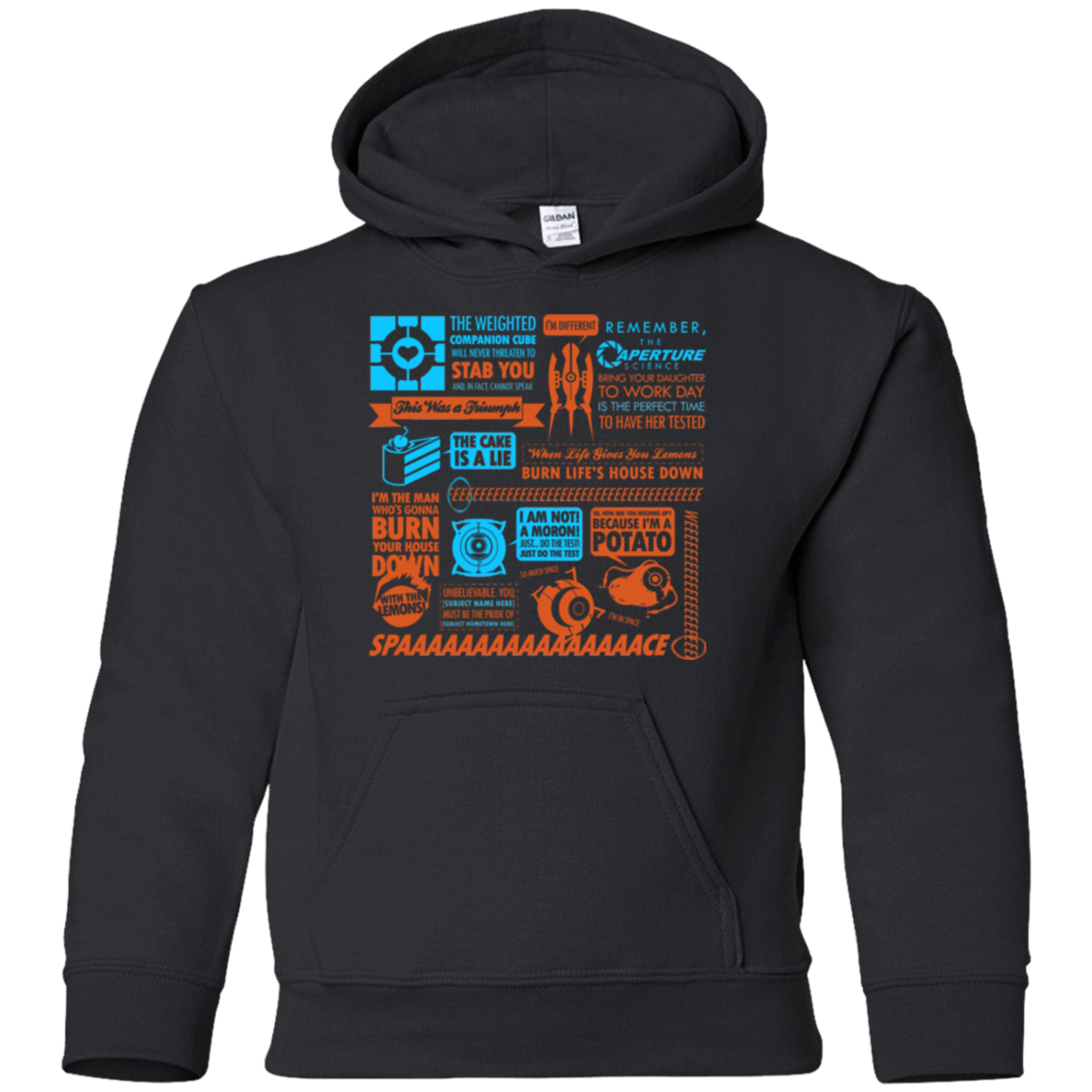 Sweatshirts Black / YS Portal Quotes Youth Hoodie