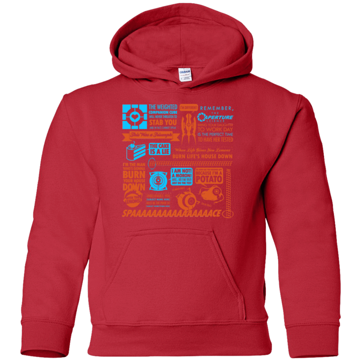Sweatshirts Red / YS Portal Quotes Youth Hoodie