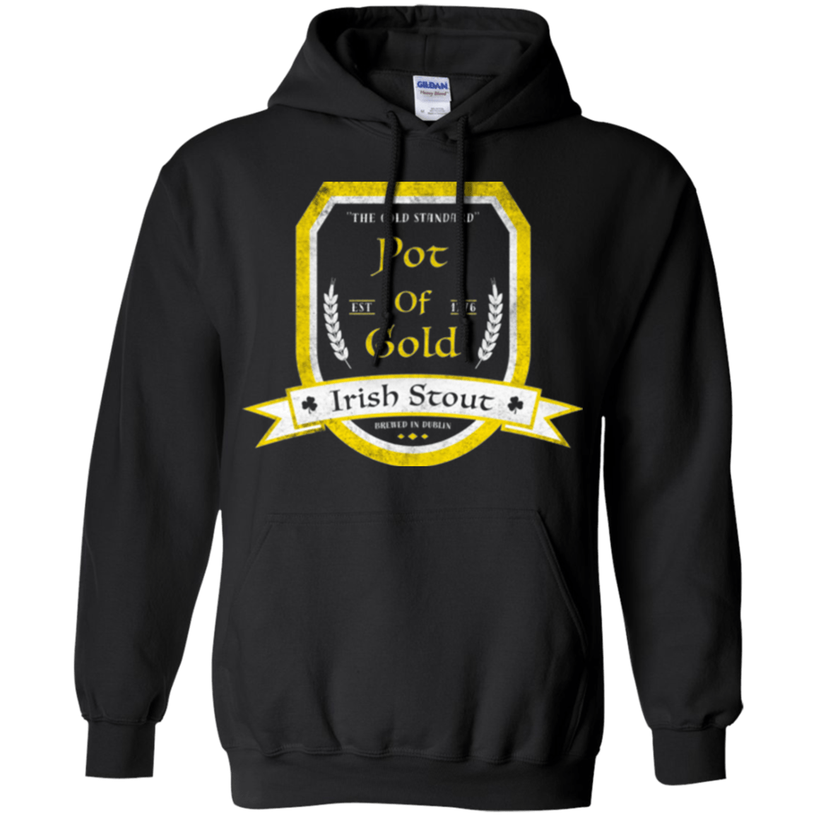 Pot of Gold Irish Stout Pullover Hoodie